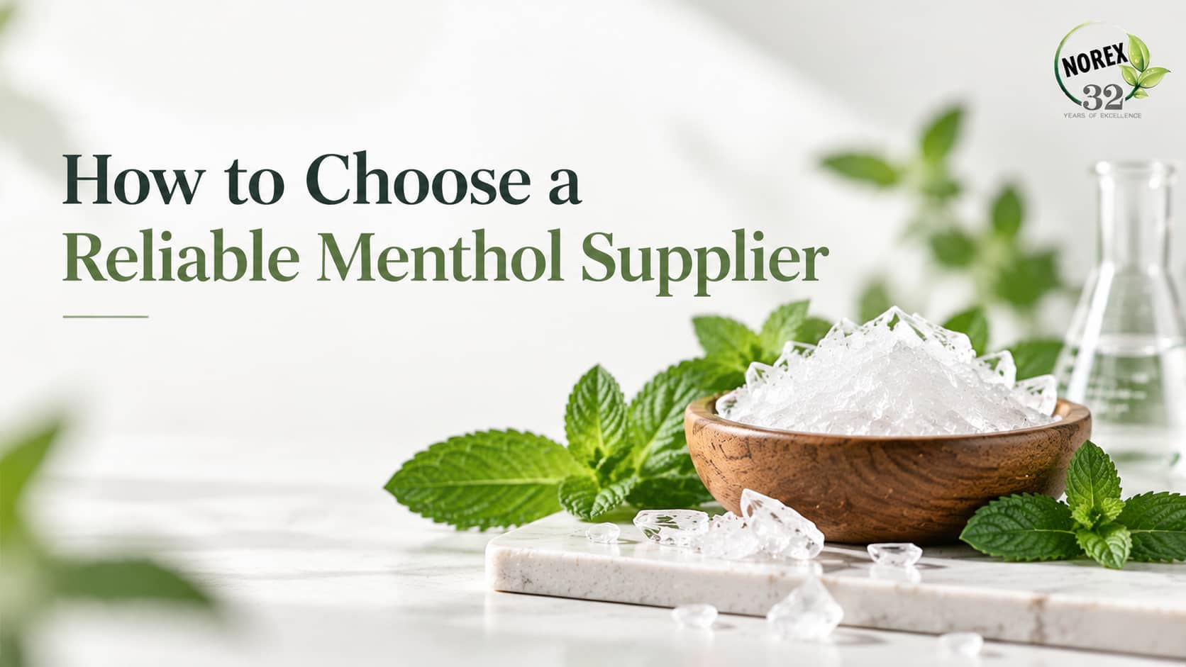 How to Choose a Reliable Menthol Supplier in India: Quality & Sourcing Guide