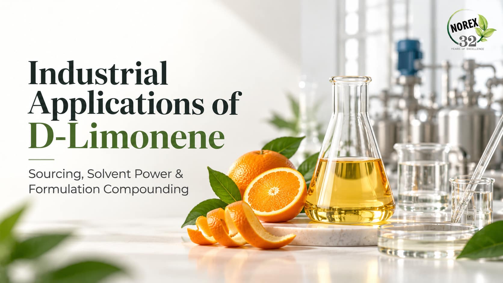 Industrial Applications of D-Limonene: Sourcing, Solvent Power & Formulation Compounding