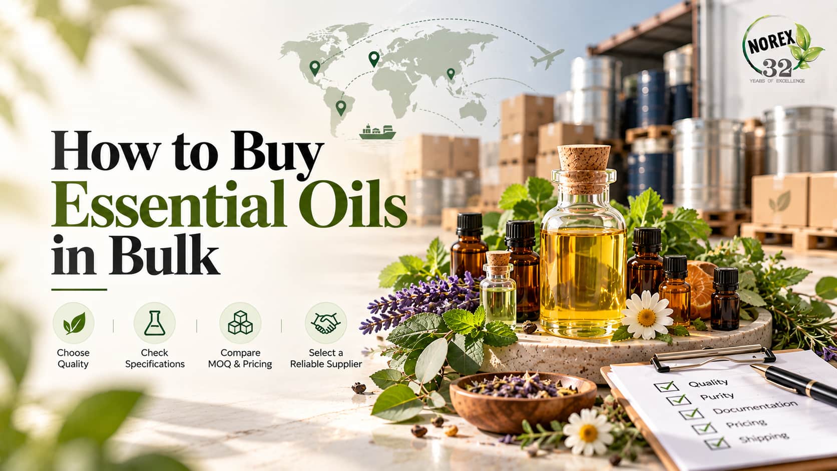 How to Buy Essential Oils in Bulk: A Sourcing Guide for Manufacturers
